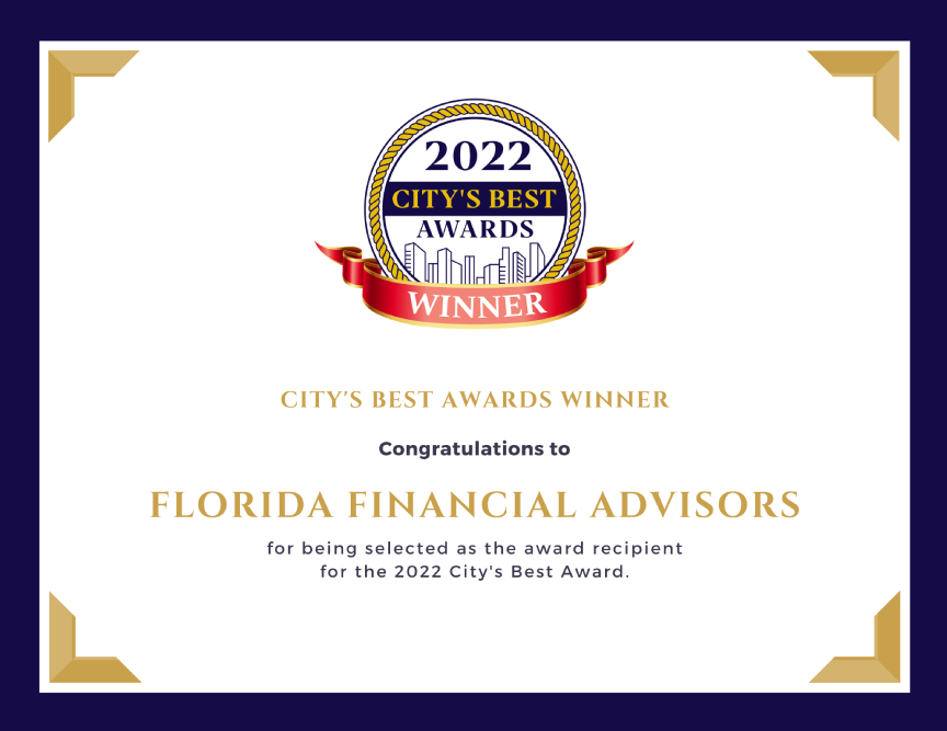 Florida Financial Advisors Wins 2022 City’s Best Award